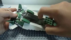 Космический корабль из Лего самоделка