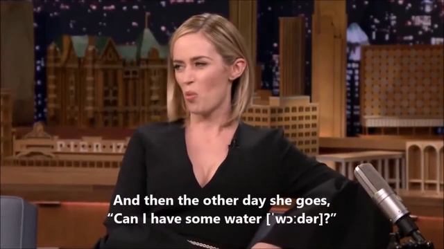 Emily Blunt on American Accent смотреть онлайн