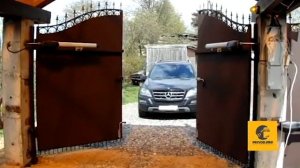 Автоматика для распашных ворот  Roger technology R20 500 открытие наружу