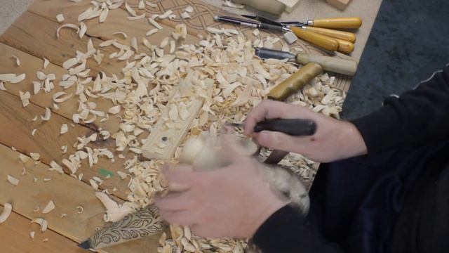 Домовой. Резьба по дереву. Кедр.