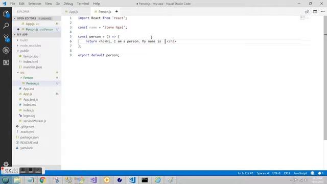 React.JS - Output Dynamic Content (Part 3) смотреть онлайн