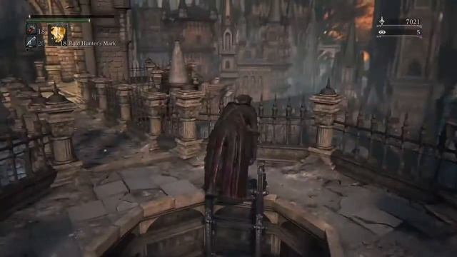 Bloodborne  Cathedral Ward - First and Second shortcuts run Gates to Vicar Amelia