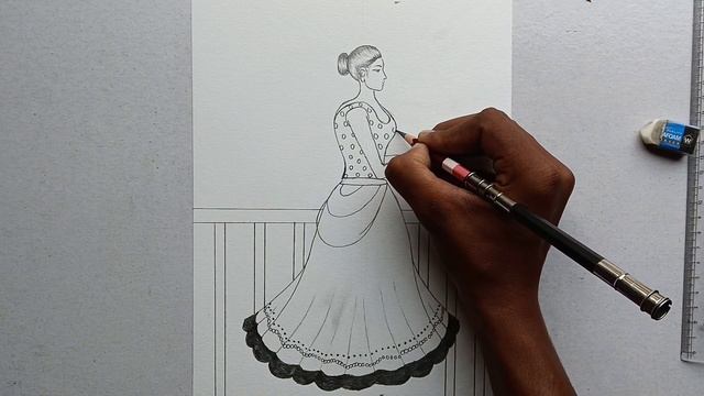 Drawing of a girl holding diya  ||Diwali Drawings||Easy Drawing tatoriyal step by step смотреть онлайн