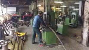 Производство канатных строп, заплётка
