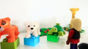 Lego Duplo Zoo with Playmobil