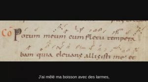 Potum meum cum fletu temperabam