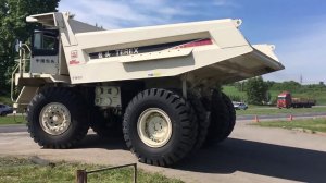 Terex TR 60, выезд с площадки