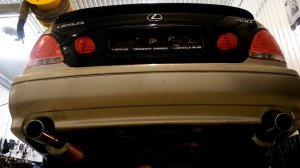 Lexus GS 300/160 атмо-звук выхлопа "TOM'S"