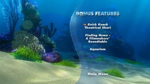 Finding Nemo - DVD Menu Walkthrough (2012)
