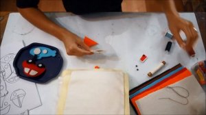 Книга из фетра, первая страница