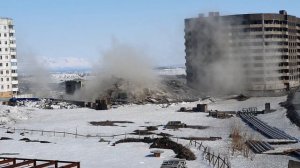 Разрушение дома Норильск