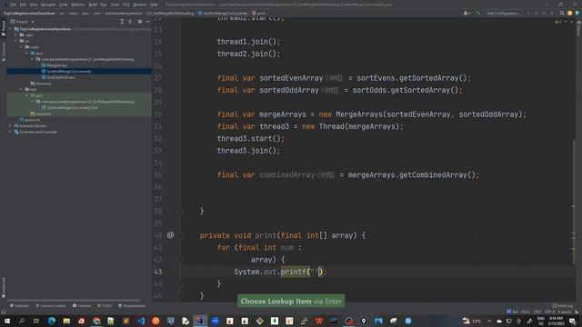 05 - Sort and Merge using multithreading - SOLUTION - Code Demo 3 смотреть онлайн