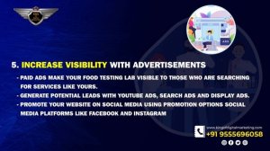 Digital Marketing for Food Testing Lab, SEO, SMM, PPC, Social Media for Food Testing Lab