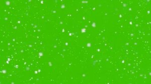 Падающий снег   зеленый экран Falling snow   green screen