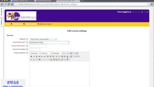 How To Create A Class In Moodle @ GHS смотреть онлайн