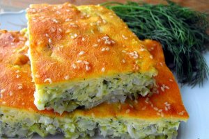 Наливной пирог с капустой простейший рецепт