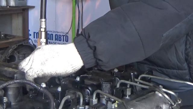 Проверка компрессии двигателя D4CB 7286834 Grand Starex 174л.с.2012 EURO IV смотреть онлайн