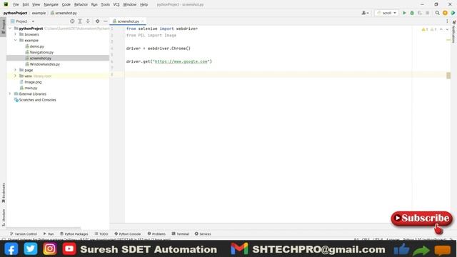 How to take Screenshot and Open | Selenium Python