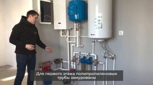 Котельная для коттеджа 100 кв.м. с электрическим котлом и водонагревателем. Монтаж.Уфа