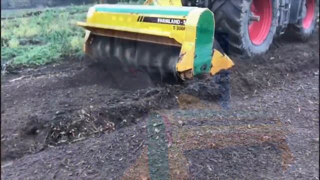 Полметра заглубление! Serrat Farmland 5. Мульчер, культиватор, измельчитель камней и пней, ротовато смотреть онлайн