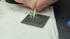 Реболл BGA без трафарета / BGA Reballing without stencil