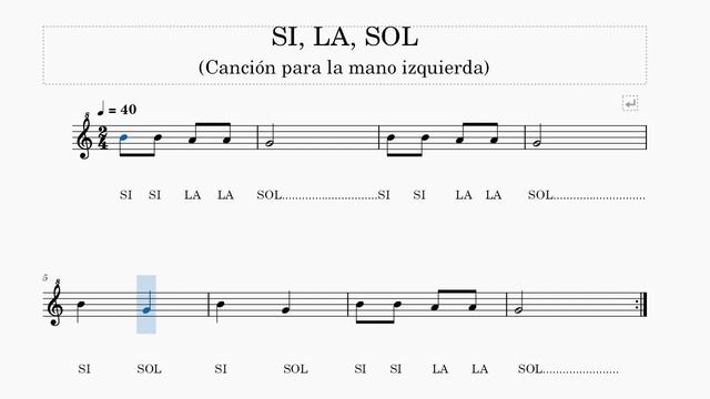 CANCIÓN PARA LA FLAUTA DULCE SI LA SOL смотреть онлайн