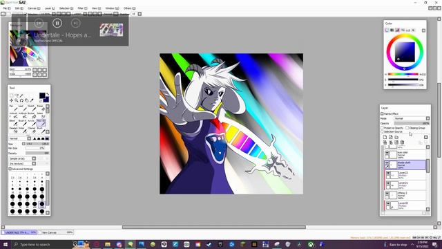 Asriel Dreemurr | Speedpaint | UNDERTALE (7th Anniversary Edition) смотреть онлайн