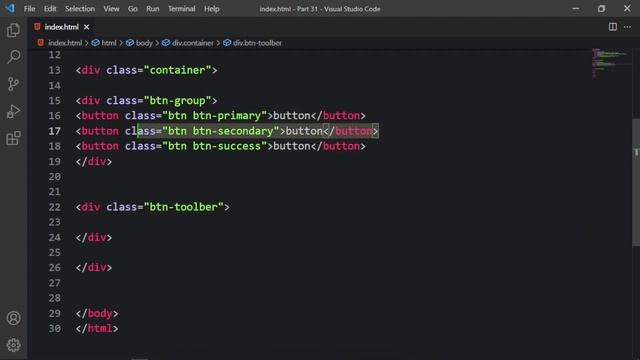 29. Bootstrap 5 Button Group Tutorial Bangla смотреть онлайн