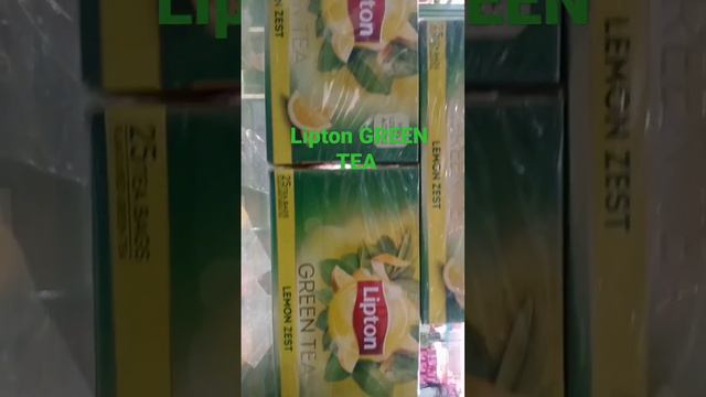 Lipton  GREEN TEA 🍵 LEMON ZEST FEEL LIGHT & ACTIVE  25 TEA BAGS FLAVOURED GREEN TEA  ZERO CALORIES