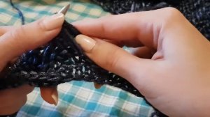 Жилет спицами вытянутыми петлями. Подробный МК