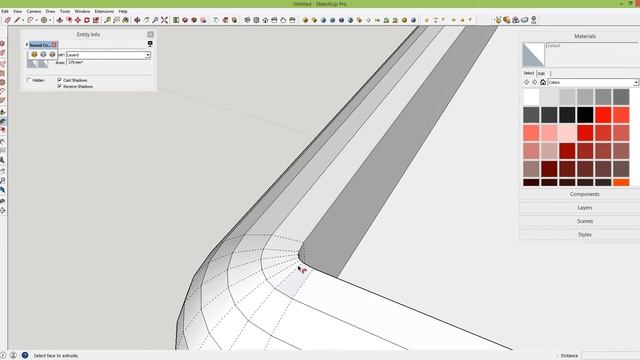 SketchUp Скругление углов - плагин ROUND CORNER смотреть онлайн