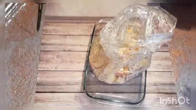 Ароматная картошка с рыбкой в рукаве.Вкусный ужин.