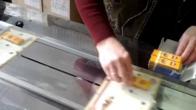 Приклейка шоколадки "Россия" на открытку смотреть онлайн