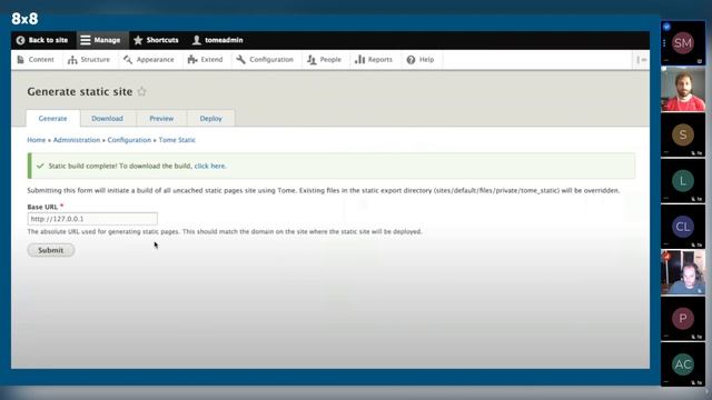 Generating static sites with Drupal and Tome w/ Sam Mortenson смотреть онлайн