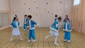 Детский сад №40.  Танец "Вьюженька"