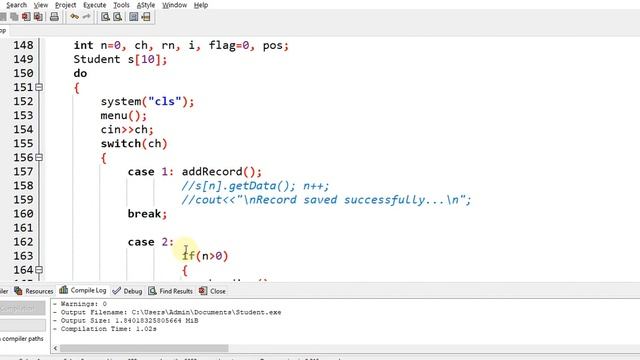 C++ Data File Handling - Read from binary file using classes & objects (Part-2)