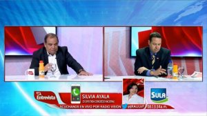 Pelea en televisión entre David Romero Ellner, Carlos Eduardo Reina, Silvia Ayala y Carlos Aguilar