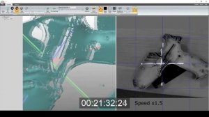 Создание модели и обработка погрешностей при сканировании 3D сканером с LED подсветкой.