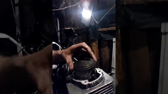 снегоход буран 640/34, стук двигателя(перекладка поршня наглядно) смотреть онлайн