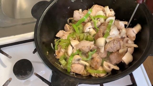 Жаркое из свинины в казане!!! Супер рецепт