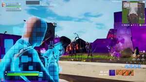 Stonks/ Diamond Hanz Skin Gameplay and Review Fortnite (April Fools Meme Skin!)