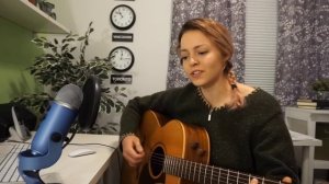 Американка поет Прекрасное далеко.avi