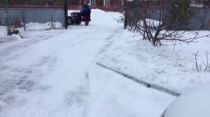 минитрактор микроб 2 в работе