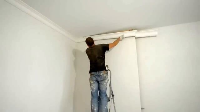 Быстрый монтаж карниза из полиуретана смотреть онлайн