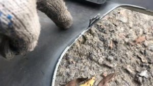 Бампер передний Bmw E71 верхняя часть белый