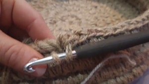 Вязание из джута. Обвязка джутового каната