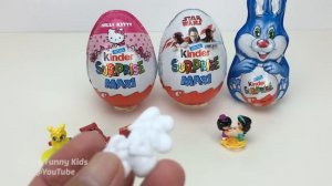 Kinder Surprise Maxi Eggs Hello Kitty Star Wars, Kinder Joy Disney Princess Disney Pixar Cars Toys