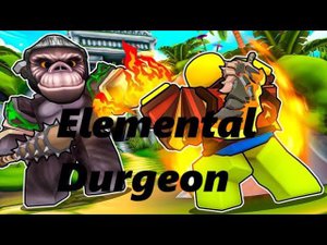 Играю в Elemental Dungeon  в роблокс