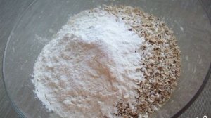 Банановое печенье с геркулесом