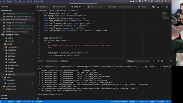 W10D2: Django JWT Token and React Login (1 of 1) – смотреть онлайн